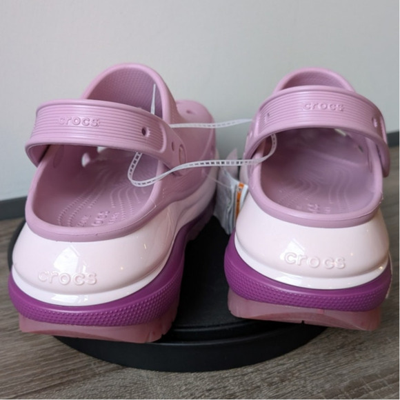 CROCS Mega Crush Women's Size 9 Platform Crocs Purple Pink Crocs Hydrangea y2k - Picture 6 of 11